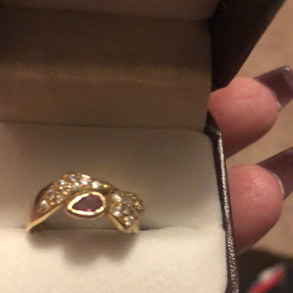 Diamond Ring Darling Italian gold ring - Picture 9 of 10